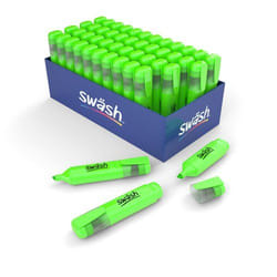 SWASH Premium Highlighters Green (Pack 48) - HLP48GN