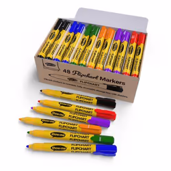 Show-me SHOW-ME FLIPCHART MARKERS AST PK48