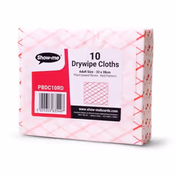 Show-me Plant Based Whiteboard Cleaning ClothsRed PK10 - PBDC10RD
