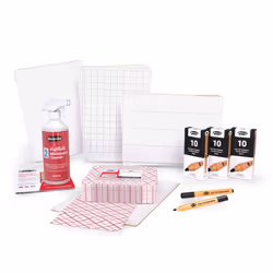 Show-me Class Pack of MDF Whiteboards A4 Assorted PK30 - MCF30A DD