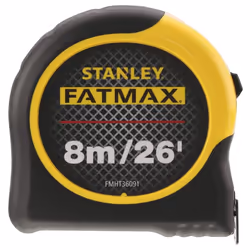 STANLEY FATMAX Classic Tape with Blade Armor, 8m/26ft