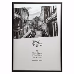 The Photo Album Company 59 x 84 cm A1 Photo Frame - Matt/Wood Black
