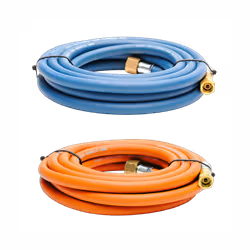 Hose Set 10mm Oxygen/Propane 3/8" x 38" Fitted 5m Length