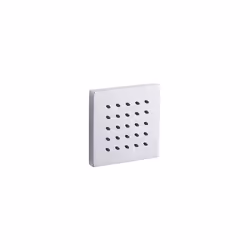 Hudson Reed BDJ002 Ç Modern Bathroom Square Tile Body Jet, 49mm x 92mm, Chrome