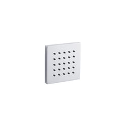 Hudson Reed BDJ002 Ç Modern Bathroom Square Tile Body Jet, 49mm x 92mm, Chrome