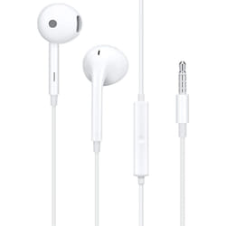 Official Oppo MH156 3.5mm Earphones Headphones - White (Bulk Packed)