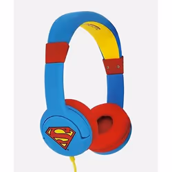 OTL Technologies DC Comics Superman Man of Steel, Wired, 20 - 20000 Hz, Music, 88 g, Headphones, Blue, Red, Yellow