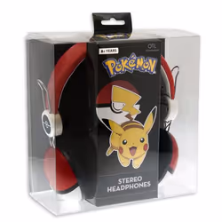 OTL Technologies Pokémon Pokeball Headphones Wired Head-band Music Black, Red, White