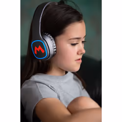OTL Technologies SM0698 headphones/headset Wireless Head-band Calls/Music Bluetooth Black, Blue, Red - Additional view 5