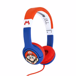 OTL Technologies Super Mario Blue, Wired, Music, 20 - 20000 Hz, 90 g, Headphones, Multicolour
