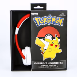 OTL Technologies Pokémon Pokéball Headphones Wired Head-band Music Black, Red, White - Additional view 5