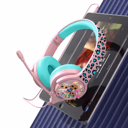 OTL Technologies L.O.L. Surprise! Let's Dance! Pink Kids Interactive Headset Wired Head-band Gaming Blue, Pink