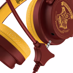 OTL Technologies Harry Potter Hogwarts Crest Headset Wired Head-band Gaming Burgundy, Yellow