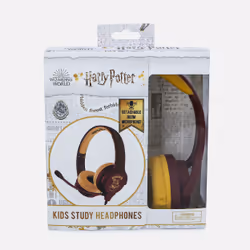 OTL Technologies Harry Potter Hogwarts Crest Headset Wired Head-band Gaming Burgundy, Yellow