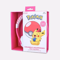 OTL Technologies Pokémon Pokéball Pink Kids Headphones Wired Head-band Gaming Pink, White - Additional view 5