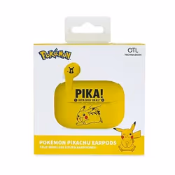 OTL Technologies Pokémon Pikachu Headphones Wireless In-ear Calls/Music Bluetooth Yellow - Additional view 8