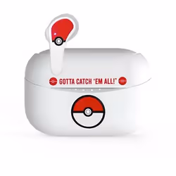 OTL Technologies Pokémon Poké ball Headphones Wireless In-ear Calls/Music Bluetooth White - Additional view 4