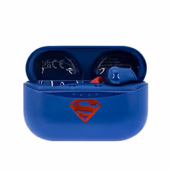 OTL Technologies DC Comics Superman Headphones Wireless In-ear Calls/Music Bluetooth Blue
