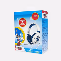 OTL Technologies Sonic Boom SH0900 headphones/headset Wired Head-band Gaming Blue, White - Additional view 8