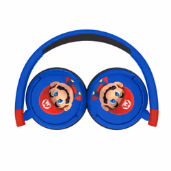 OTL Technologies Super Mario SM1001 headphones/headset Wired & Wireless Head-band Gaming USB Type-C Bluetooth Blue, Red