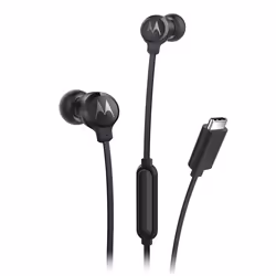 Motorola EARBUDS3CS, Wired, Calls/Music, Headset, Black