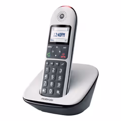 Motorola CD5001, DECT telephone, Wireless handset, Speakerphone, 150 entries, Caller ID, Grey