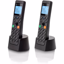 Motorola DOT202 Twin DECT telephone Caller ID Black