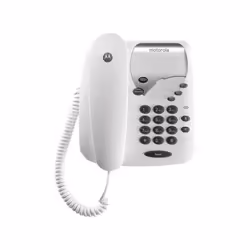 Motorola CT1, Analog telephone, Wired handset, 20 entries, Black