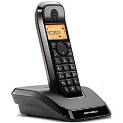 Motorola S1201 DECT telephone Caller ID Black