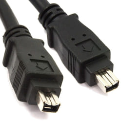 kenable 000079 FireWire cable 2 m 4-p Black