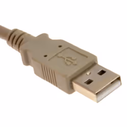 kenable 000089 USB cable USB 2.0 3 m USB A USB B Beige