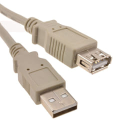 kenable 000091 USB cable USB 2.0 3 m USB A Beige