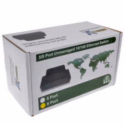 kenable Network 10 100 Desktop Switch  Hub  8 Port with UK PSU