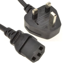 kenable 000154 power cable Black 5 m Power plug type G IEC C13