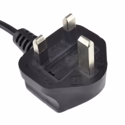 kenable 000155 power cable Black 1.8 m Power plug type G C7 coupler