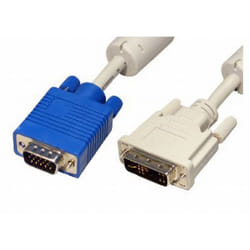 kenable SVGA 15pin Male to DVI I 24+5pin Male   2m