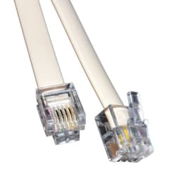 kenable 000208 telephone cable 10 m White