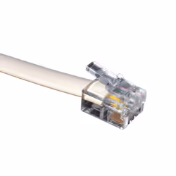 kenable 000208 telephone cable 10 m White