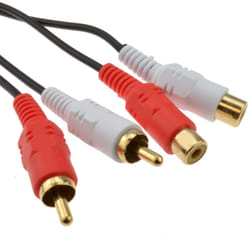 kenable 000215 audio cable 5 m 2 x RCA Black