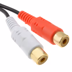 kenable 000215 audio cable 5 m 2 x RCA Black
