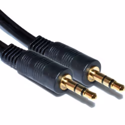 kenable 000221, 3.5mm, Male, 3.5mm, Male, 1.2 m, Black