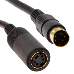 kenable SVHS  S video  Plug to Socket Extension Cable GOLD  1.5m