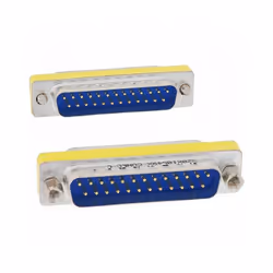 kenable 000394, 25 pin, 25 pin, Blue, Metallic, Yellow