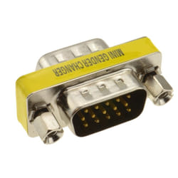 kenable 000397 cable gender changer VGA Metallic, Yellow