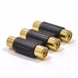 kenable 000403, 3x RCA, 3x RCA, Black