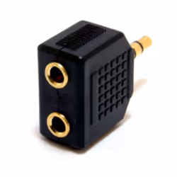 kenable 000411 audio splitter Black