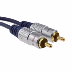 kenable 000592 audio cable 3 m 2 x RCA Navy