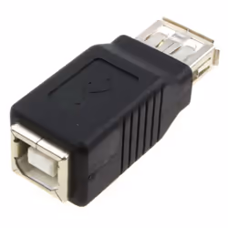 kenable 000671 cable gender changer USB A USB B Black