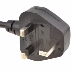 kenable Power Cord UK Plug to IEC Cable  PC Mains Lead  C13  3m