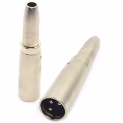 kenable 000789 cable gender changer XLR 6.35mm Metallic